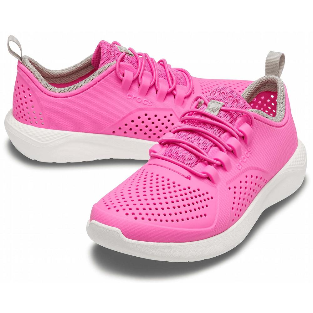 Pink Boys' Crocs LiteRide™ Pacer Sneakers | NZ 1456MQZA